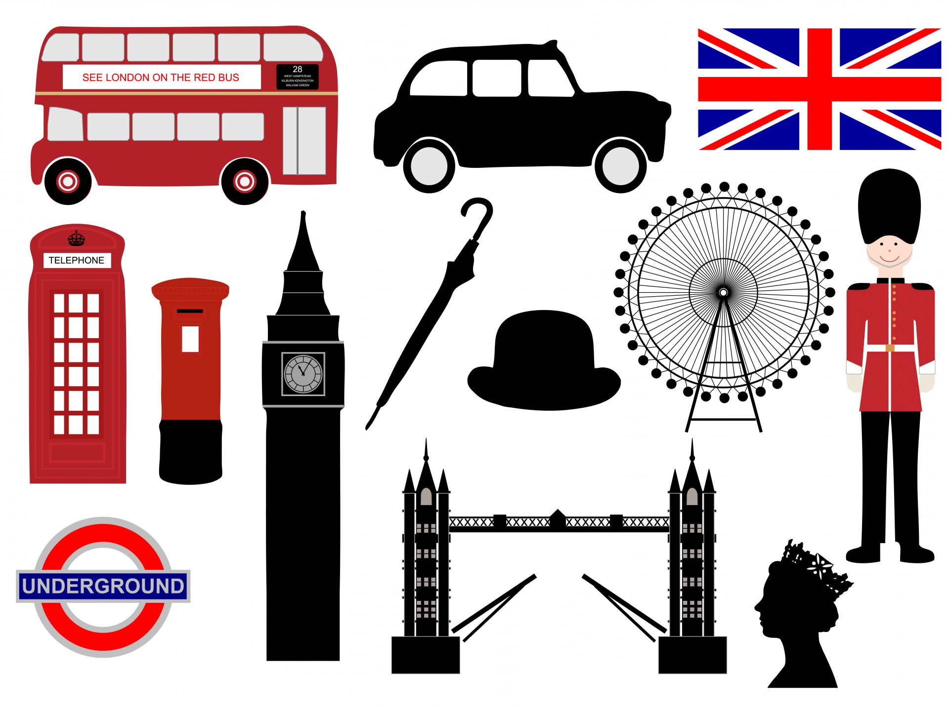 représentation imagée de Londres