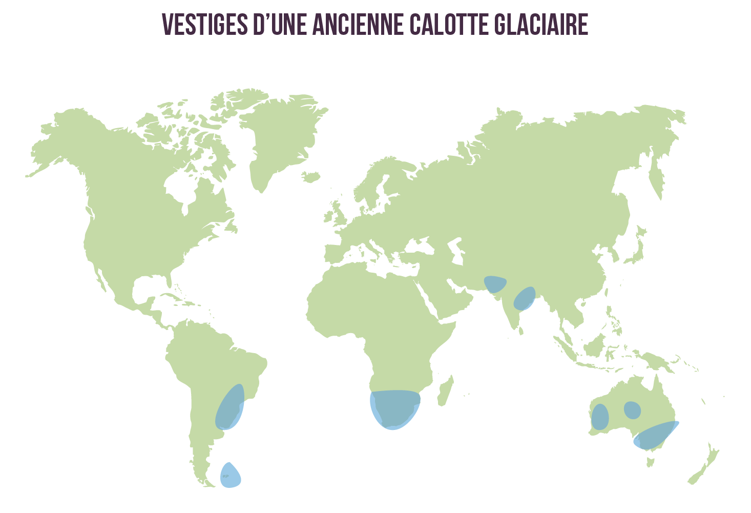 vestiges de l’ancienne calotte glaciaire