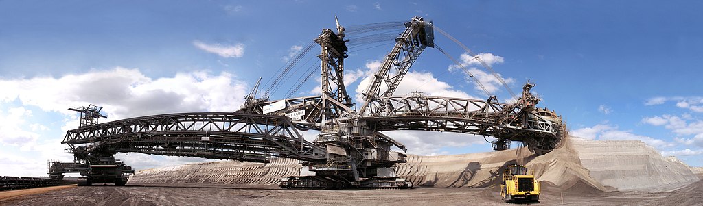 mine de charbon à ciel ouvert de Garzweiler en Allemagne