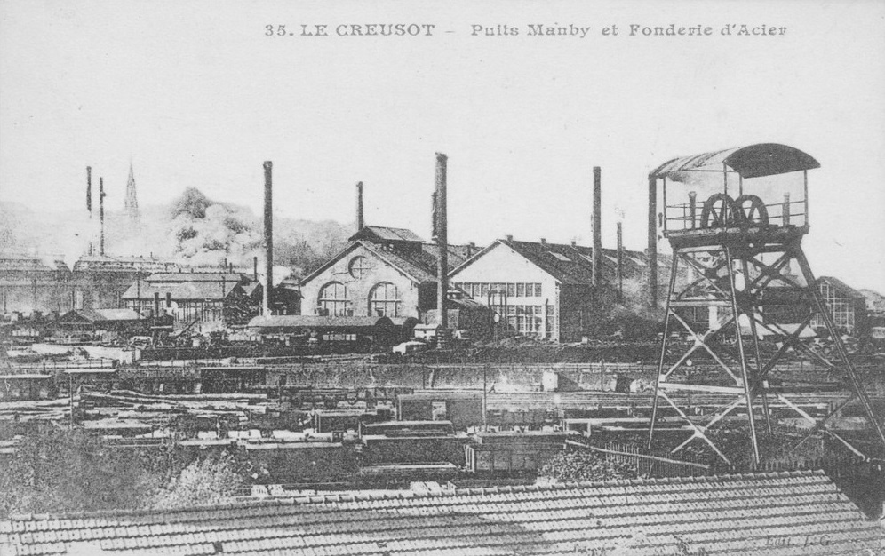 Photographie d’une fonderie du Creusot