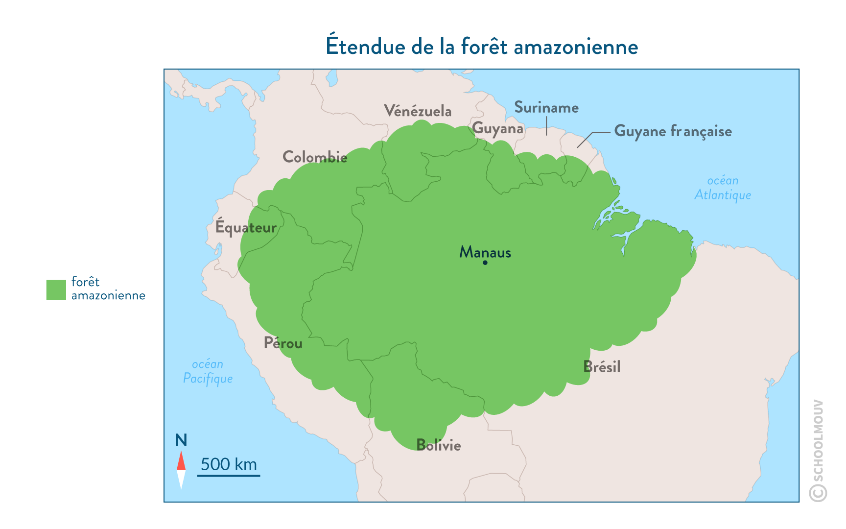 forêt amazonienne - SchoolMouv - géographie - 2de
