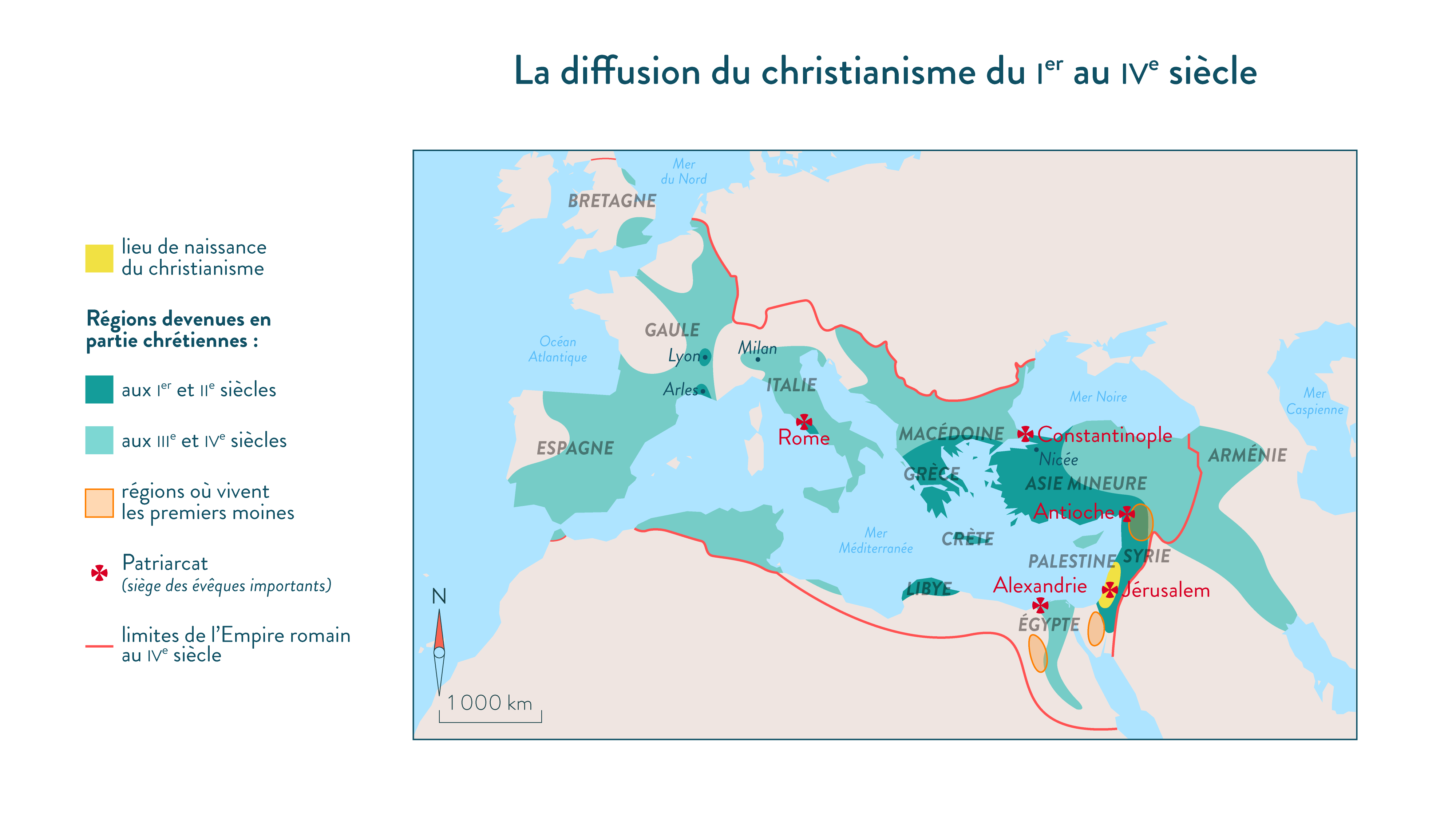 Naissance et diffusion du christianisme dans l’Empire