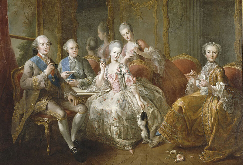 La Famille du duc de Penthièvre en 1768 ou La Tasse de Chocolat, Jean-Baptiste Charpentier Le Vieux