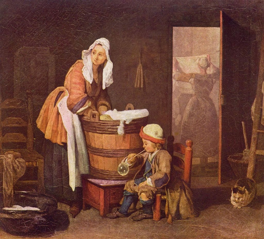 La Blanchisseuse, Jean-Baptiste Siméon Chardin