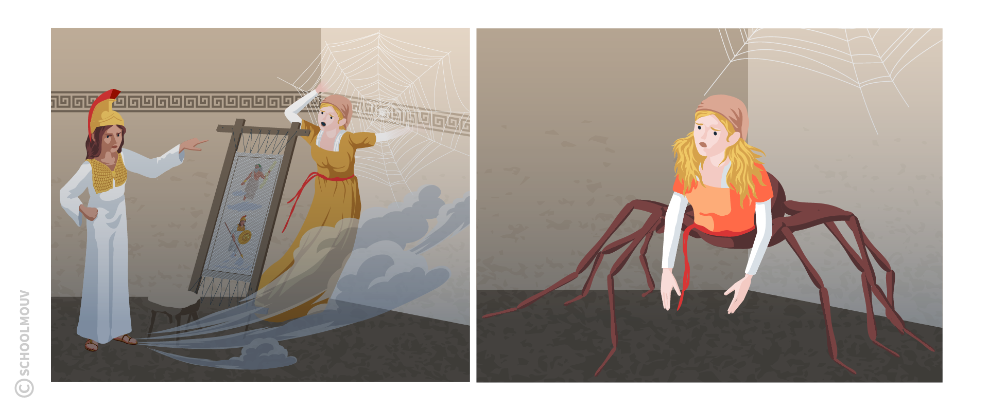 Athéna - Arachnée - Français - 6e - SchoolMouv