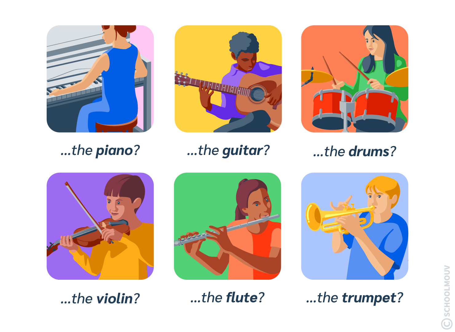 free time loisirs anglais music musique jouer play