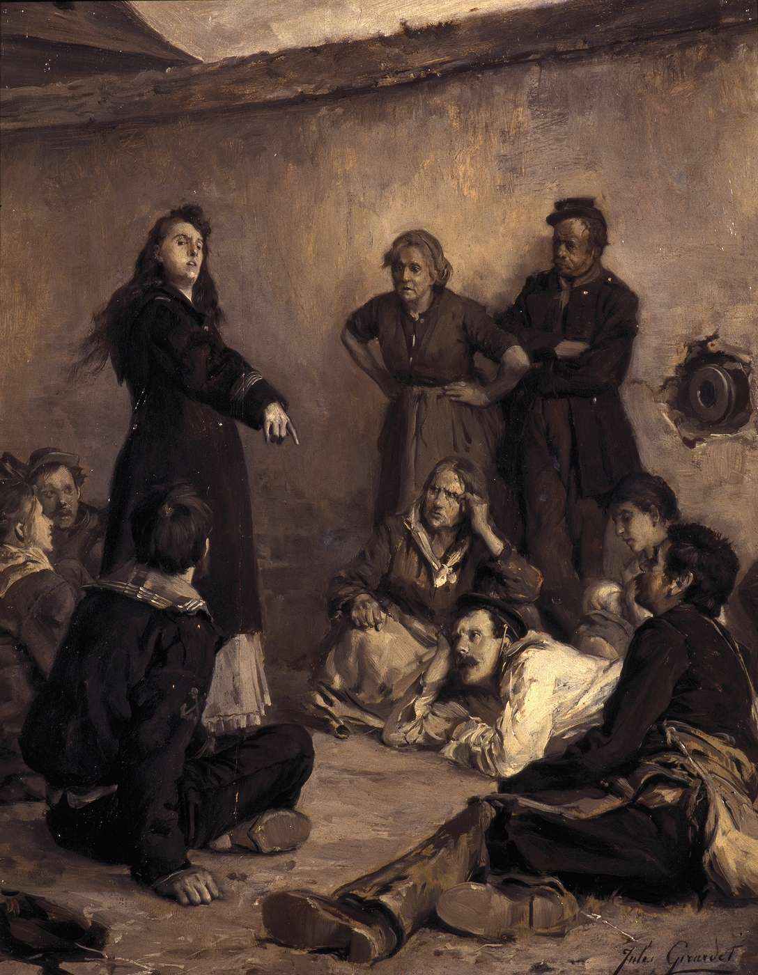 Peinture de Louise Michel