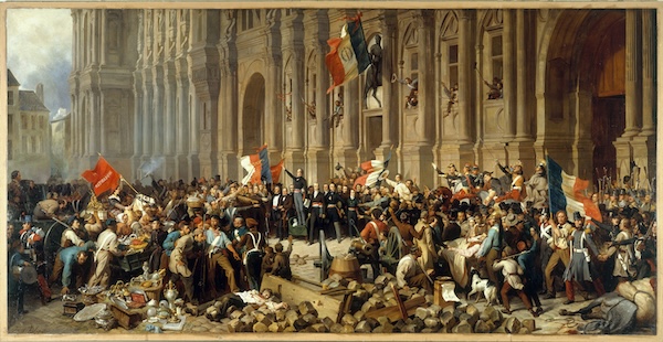 Lamartine refusant le drapeau rouge devant l’Hôtel de ville - Histoire - 1re - SchoolMouv