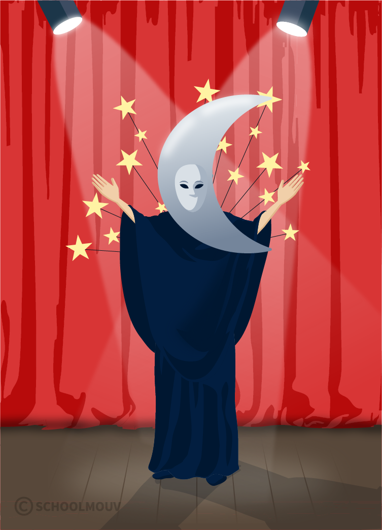 monologue - lune - comédien - français - 6e - SchoolMouv