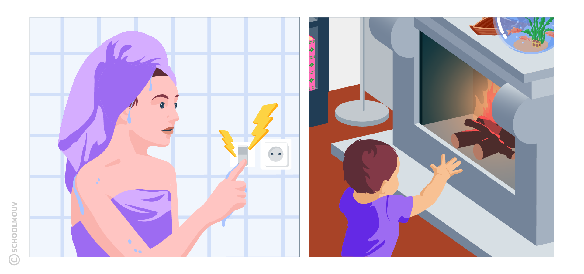 veiller à sa sécurité - SchoolMouv - EMC - CE1