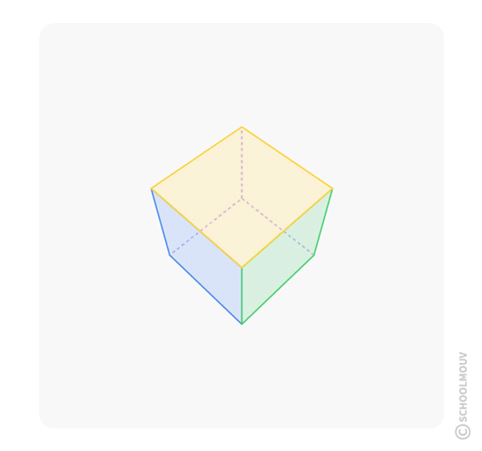 [Cube - Faces - Patron - Découpage - Géométrie - SchoolMouv - Maths - CE1