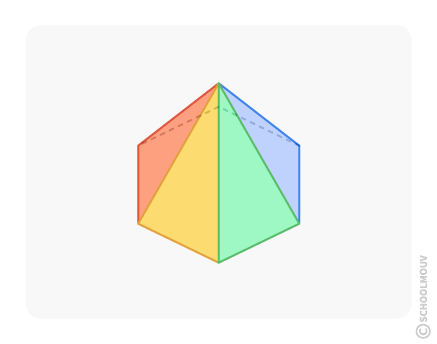Pyramide 6 faces - Géométrie - SchoolMouv - Maths - CE1
