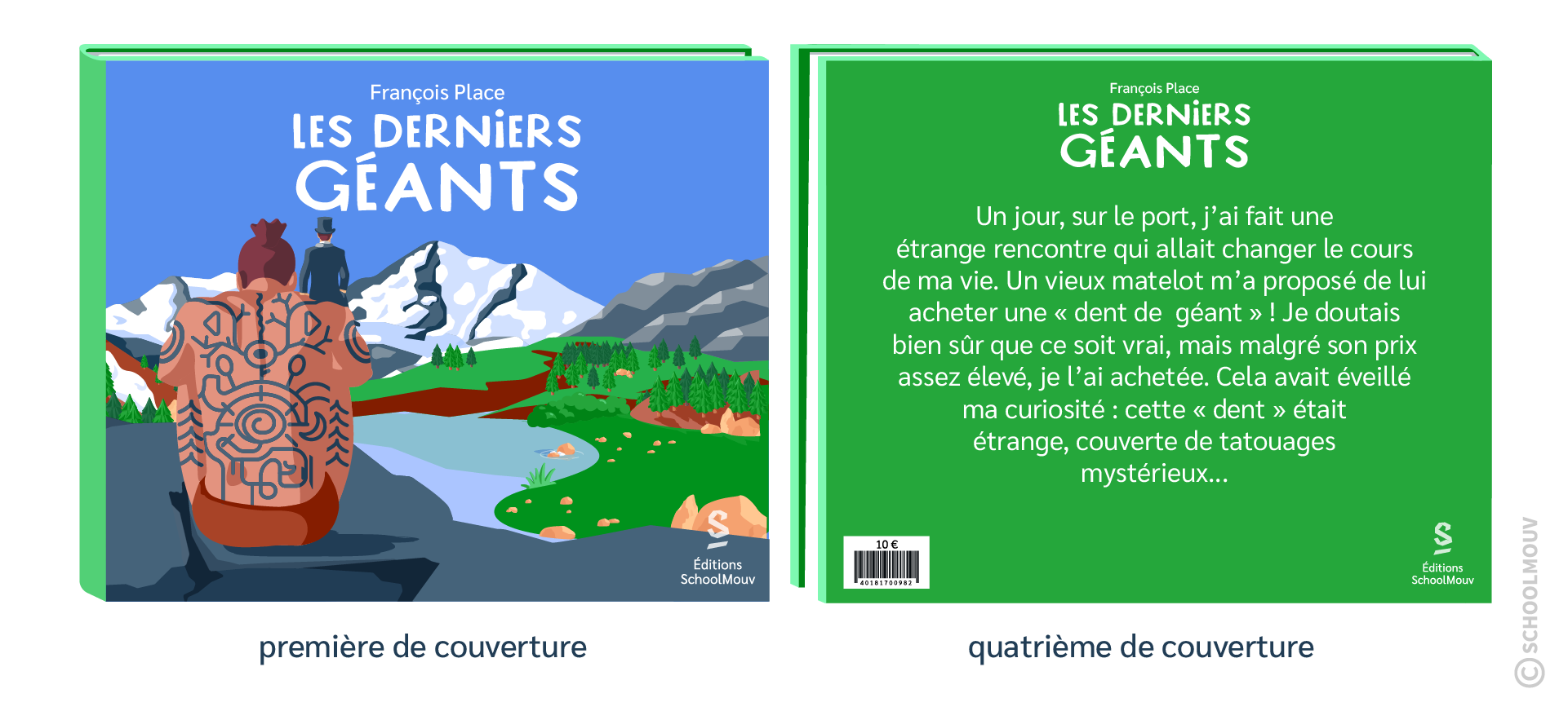 1re et 4e couverture - Les derniers géants - lecture et compréhension - schoolmouv - français CM1
