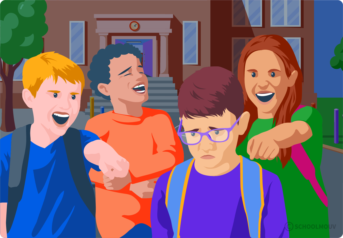 Les moqueries répétées sont une forme de harcèlement