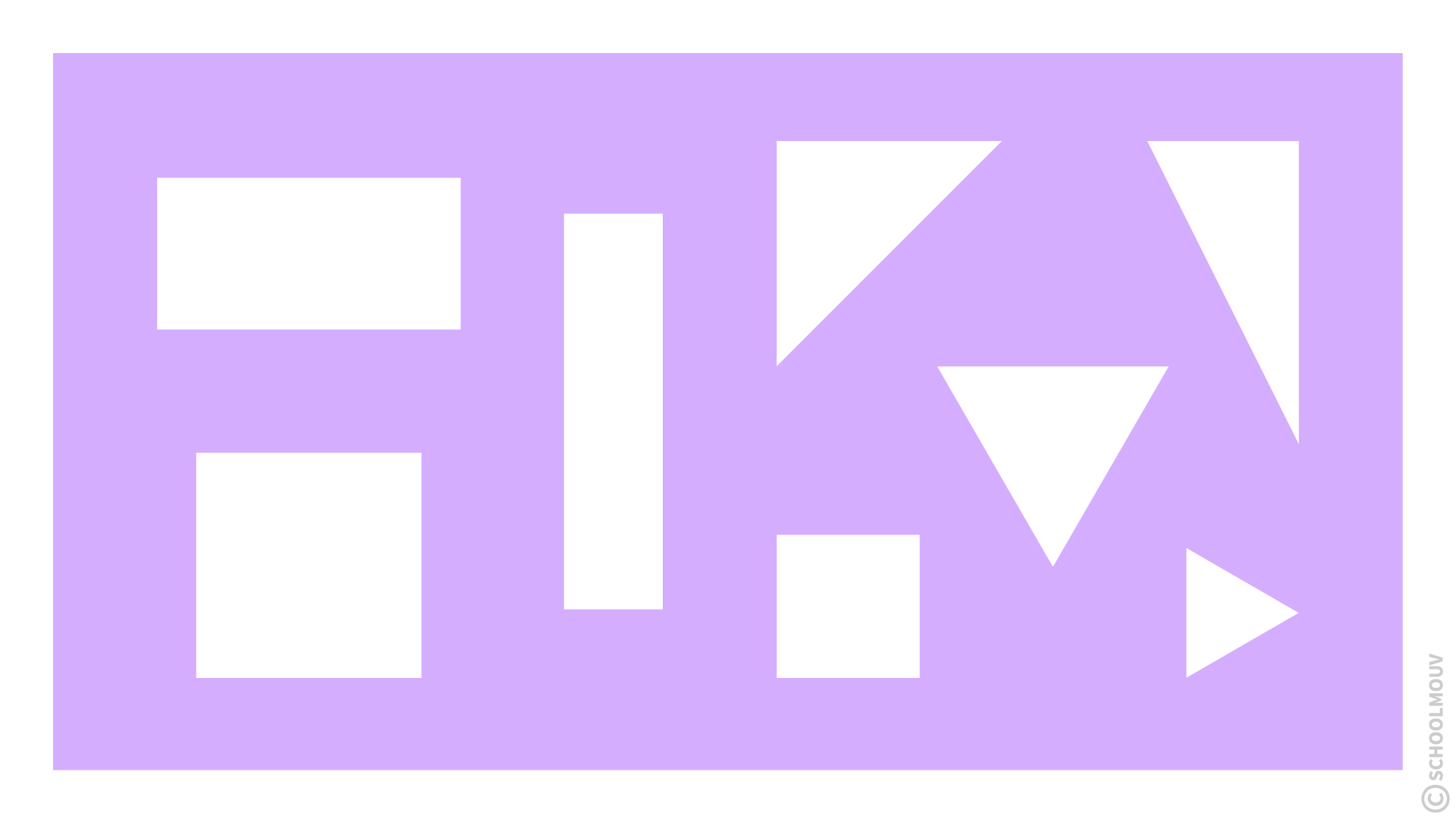 Tracer des figures géométriques en s’aidant de gabarits ou de pochoirs