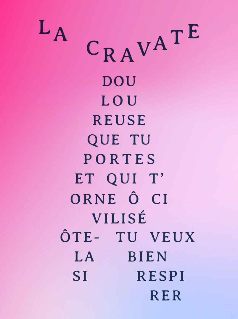 Guillaume Apollinaire - La cravate - poésie - SchoolMouv - Français - 6e