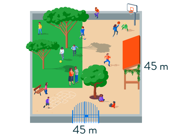calculer des périmètres mathématiques sixième carré