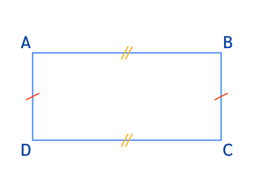 En géométrie, on utilise des symboles pour repérer des longueurs identiques entre elles
