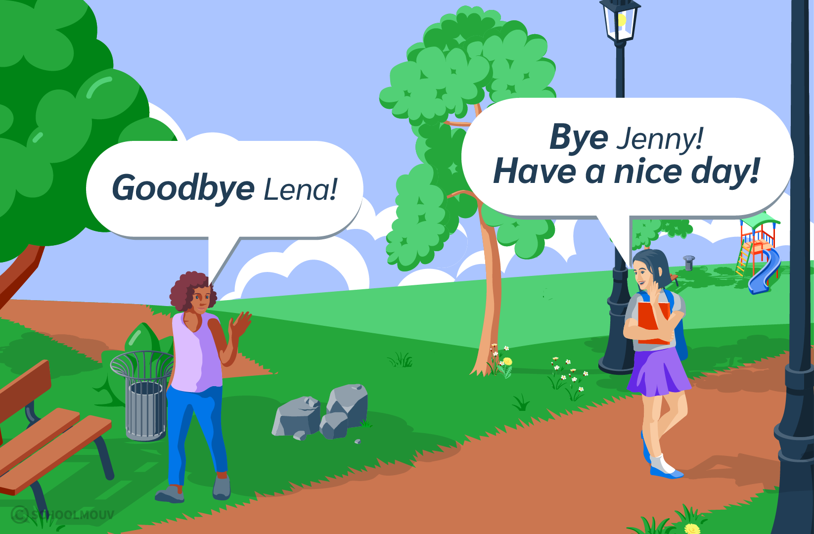 Dire au revoir en anglais dans un contexte familier