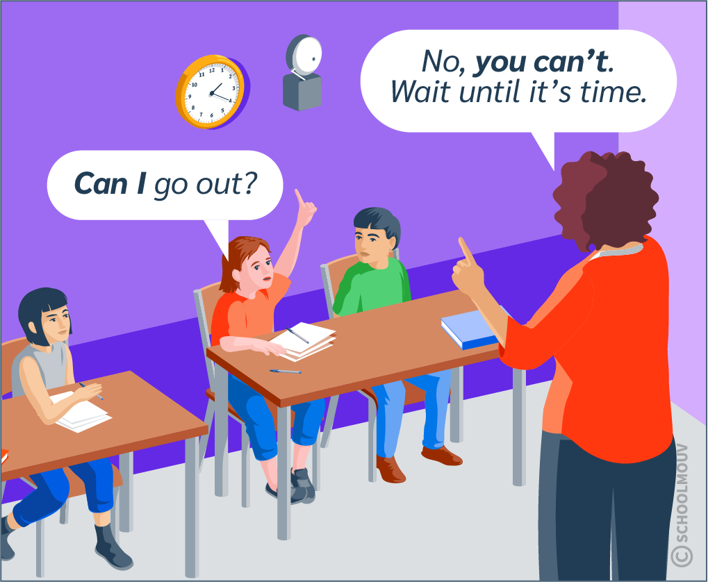 Demander une autorisation en anglais avec CAN