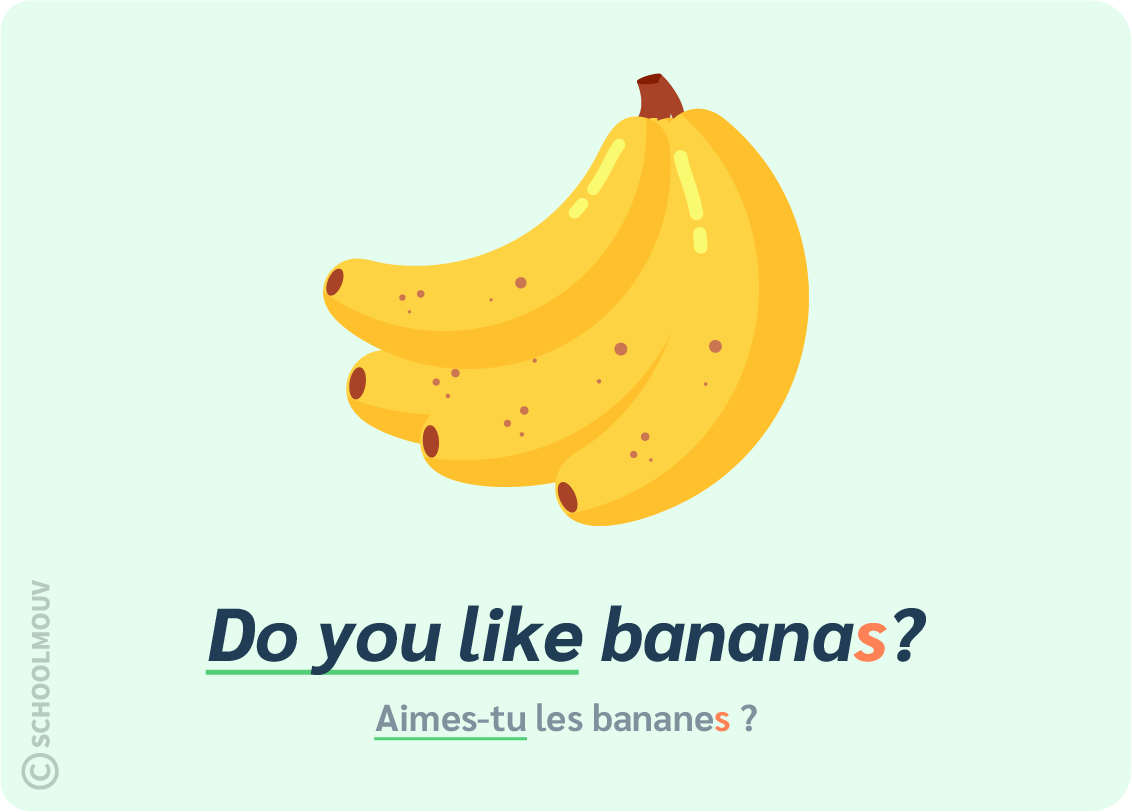 Demander quels aliments on aime en anglais avec l’expression Do you like?