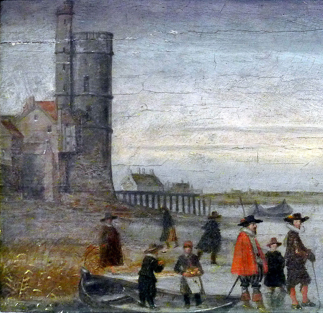 Patineurs sur la Seine en 1608