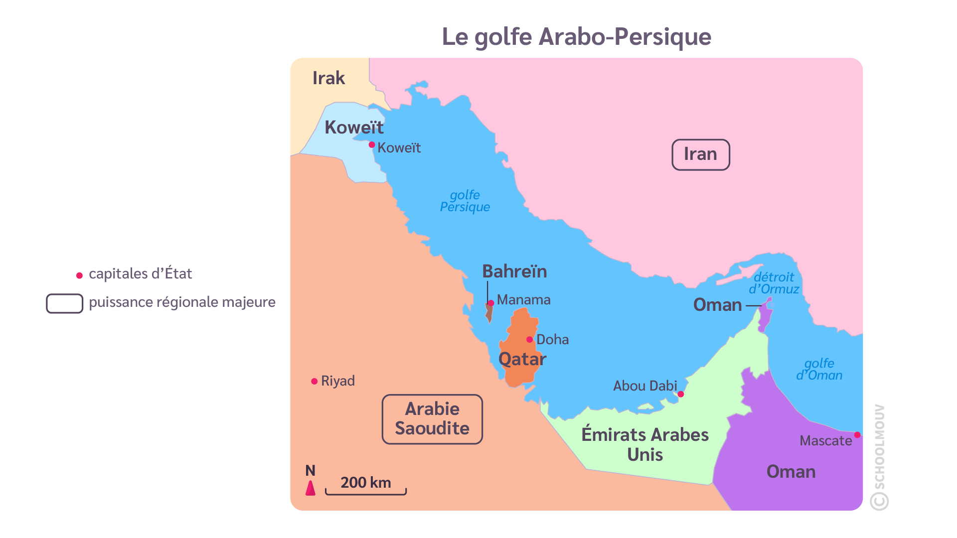 Les États riverains du golfe Arabo-Persique