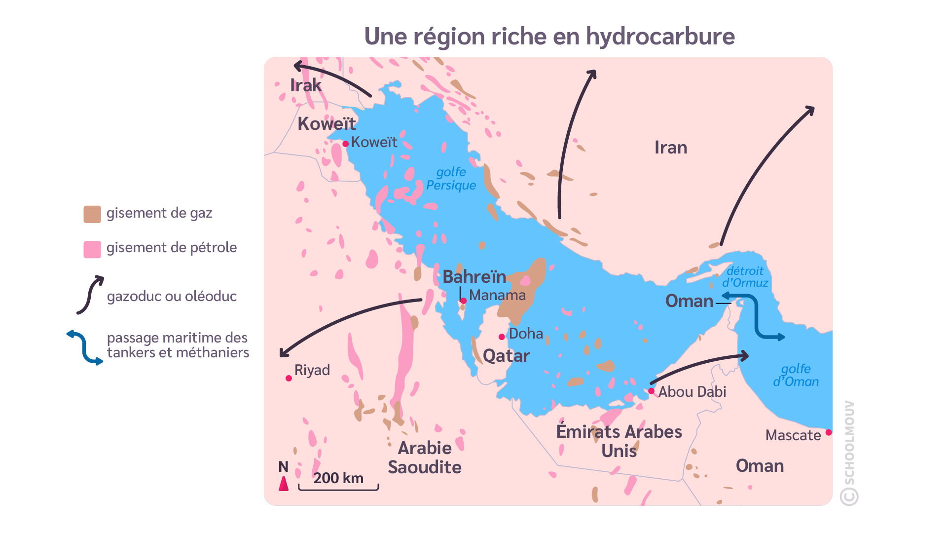 Des hydrocarbures très exploités