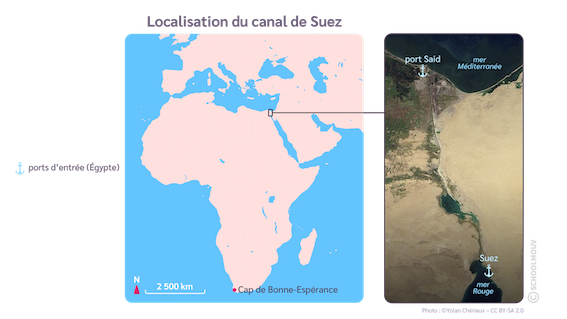 Le canal de Suez