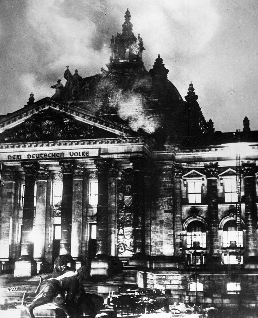L’incendie du Reichstag en février 1933
