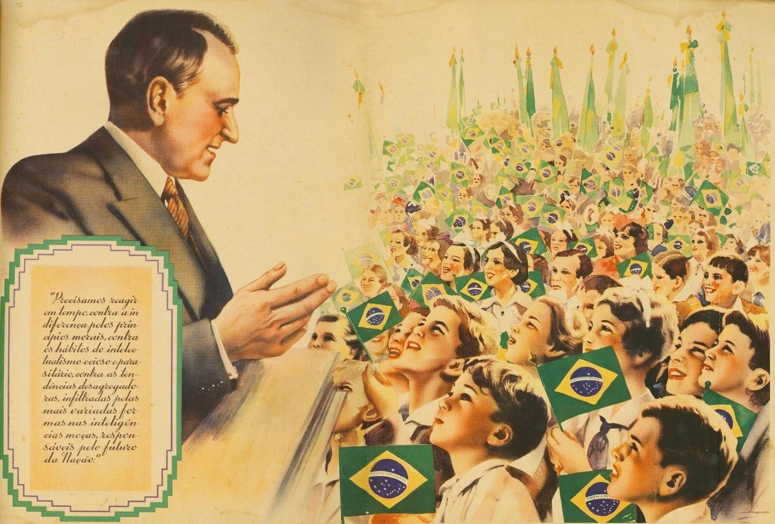 Une affiche de propagande de l’Estado Novo en 1940
