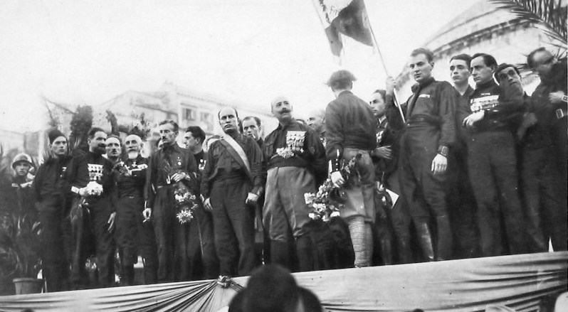 La marche sur Rome de Mussolini