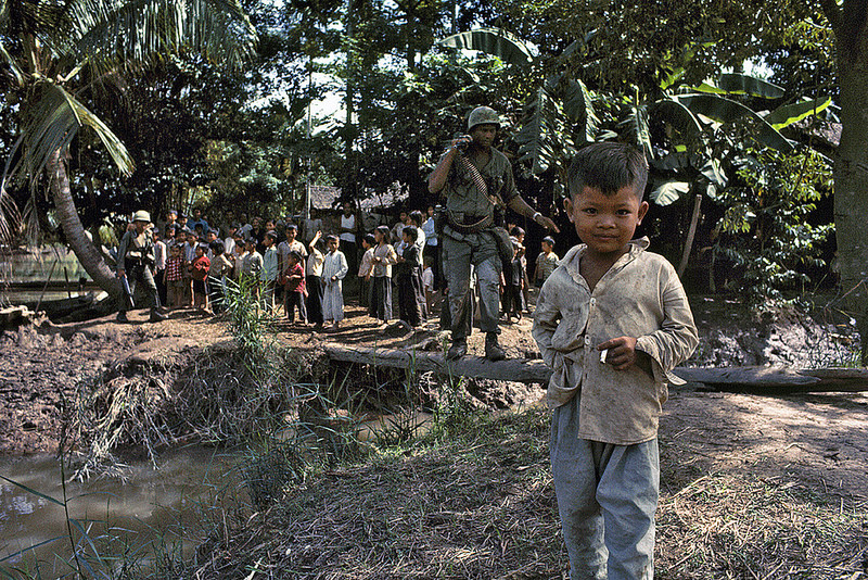 Des soldats américains au Vietnam du Sud